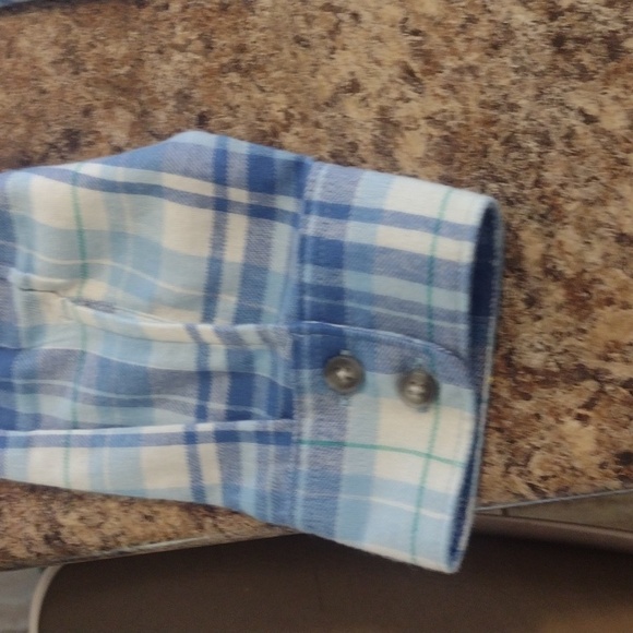 Eddie Bauer super soft blue flannel size medium - Picture 11 of 12